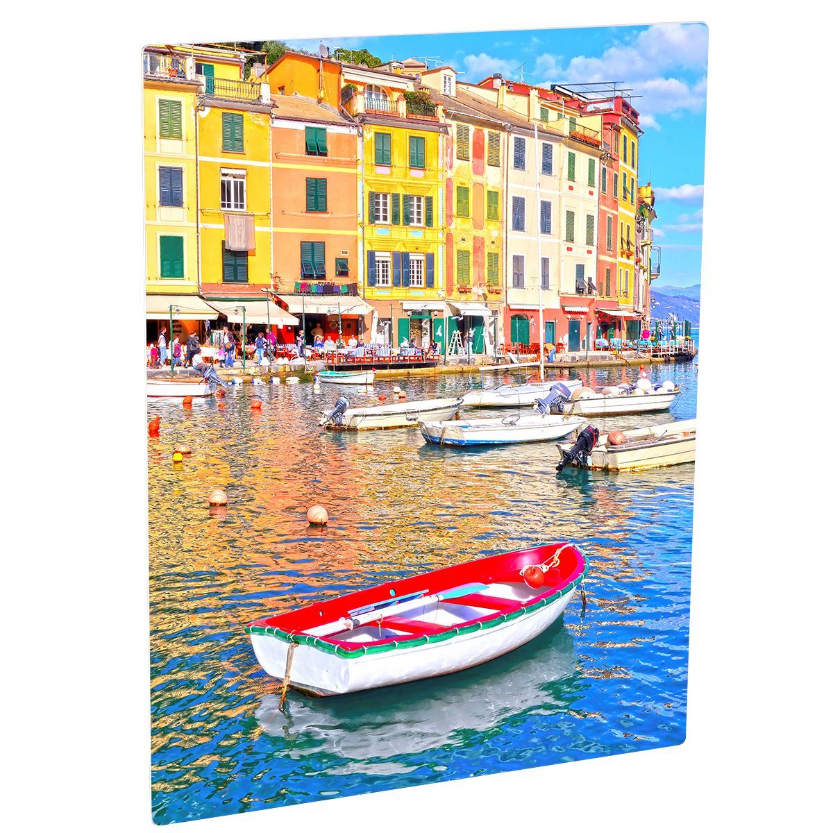 Aluminum Photo Panel Glass White 5x5