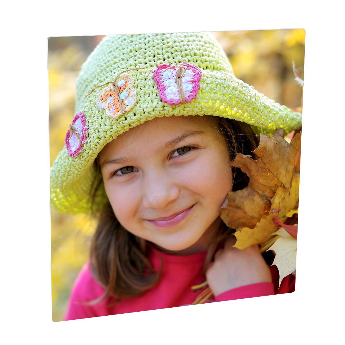 Aluminum Photo Panel Glass White 5x5