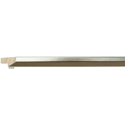 N2630 Silver Collins Champagne with Gold Panel Stem