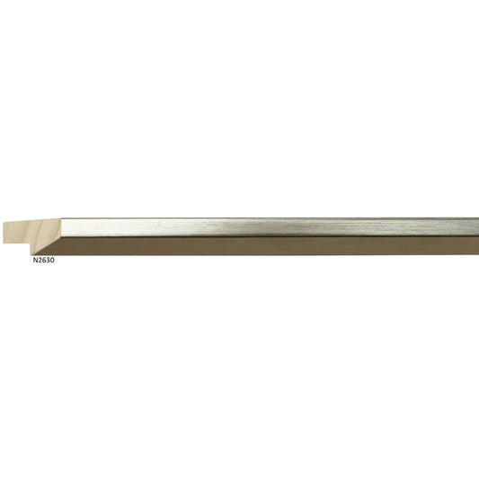 N2630 Silver Collins Champagne with Gold Panel Stem