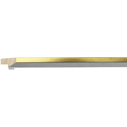 N2631 Silver Collins with Gold Panel Stem